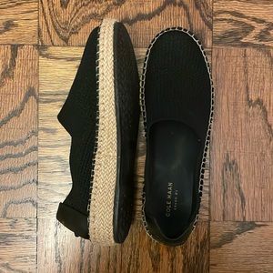 Cole Haan Cloudfeel Black Espadrilles US Women Size 8 Like New
